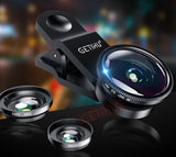 Universal 3in1 Wide Angle Macro Fisheye Lens Camera Mobile Phone Lenses